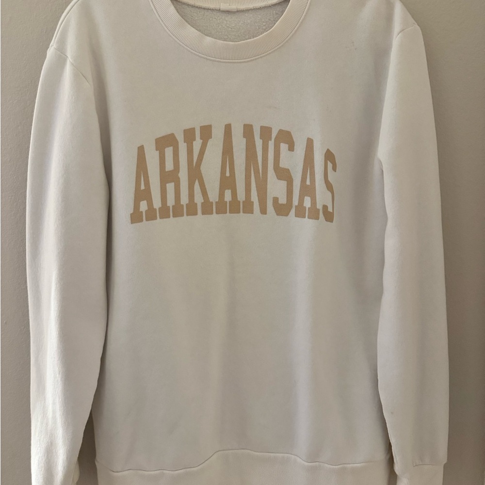 White Arkansas Sweatshirt